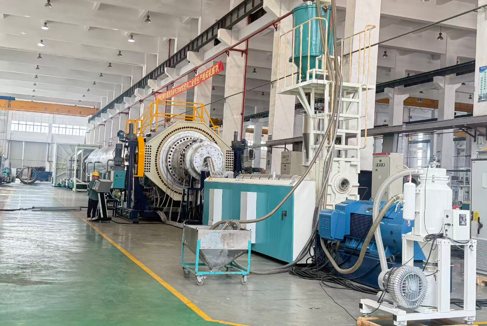 2000mm माथि ठूला व्यास भएका PE पाइपहरूको स्टार्टअप उपकरण र उत्पादन प्रविधिका लागि मुख्य बुँदाहरू